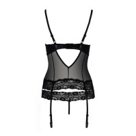 Open Bust Corset NORTH CORSET Black