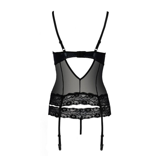Open Bust Corset NORTH CORSET Black