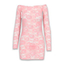 Пеньюар та стрінги Passion Yolanda Chemise Beige XXL/XXXL