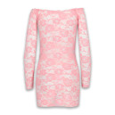 Пеньюар та стрінги Passion Yolanda Chemise Beige XXL/XXXL