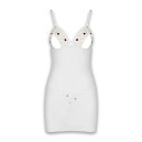 Пеньюар та стрінги Passion Lovelia Chemise White S/M