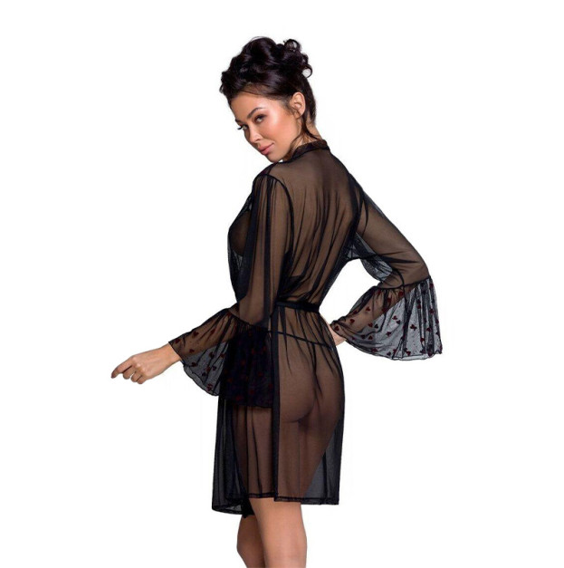 Пеньюар Passion Lovelia Peignoir Black L/XL