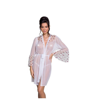 Пеньюар Passion Lovelia Peignoir White L/XL