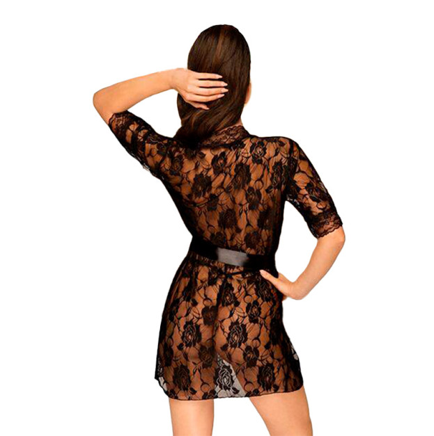 Пеньюар и стринги Penthouse Sweet Retreat Black S/L