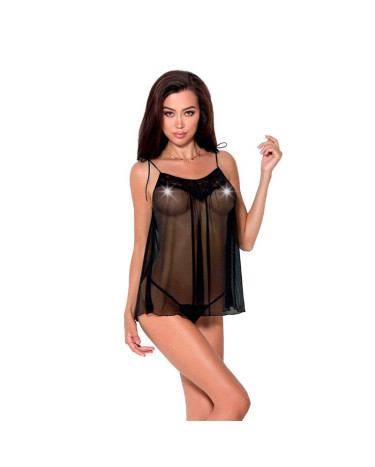 Пеньюар та трусики Passion Melania Chemise L/XL