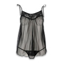 Пеньюар та трусики Passion Melania Chemise S/M