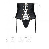Корсет Passion Celine Set with Open Bra S/M