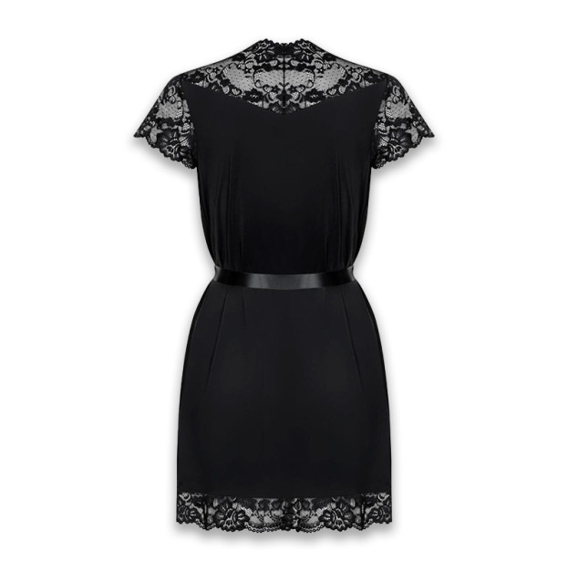 Пеньюар Obsessive 810-PEI–1 Black S/M