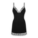Сукня та трусики Obsessive Bella Rou Chemise & Thong Black XS/S