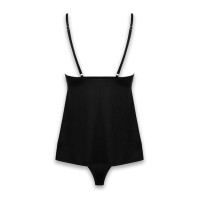 Obsessive Bella Rou Top & Panties Black XL/XXL