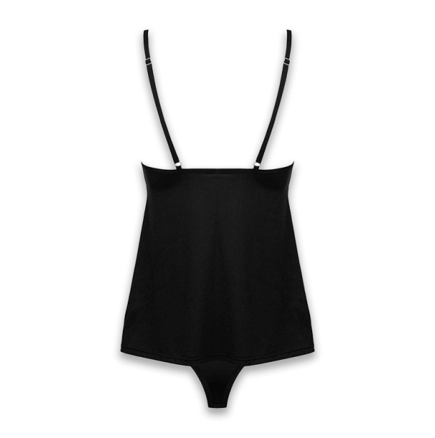 Obsessive Bella Rou Top & Panties Black XL/XXL