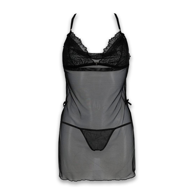 Сукня Passion Deliena Chemise Black XXL/XXXL