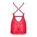Сукня бебі-дол Obsessive Lacelove Babydoll & Thong Red M/L