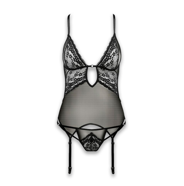 Корсет Passion Erza Corset Black L/XL