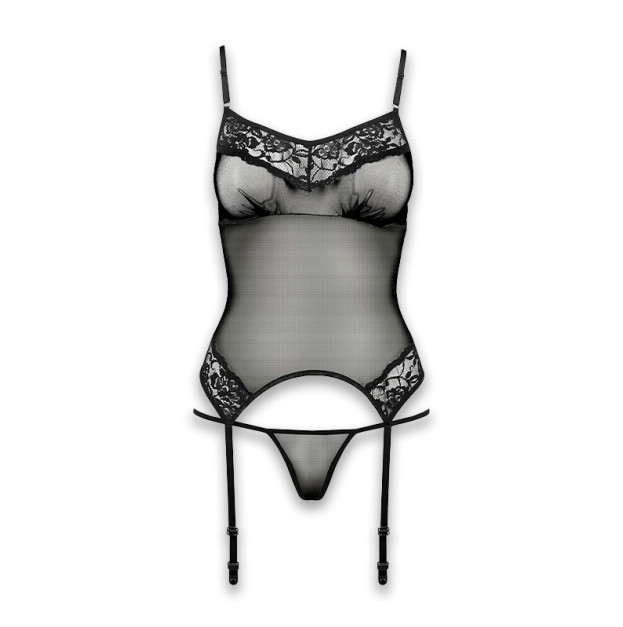 Passion Melania Corset Black S/M