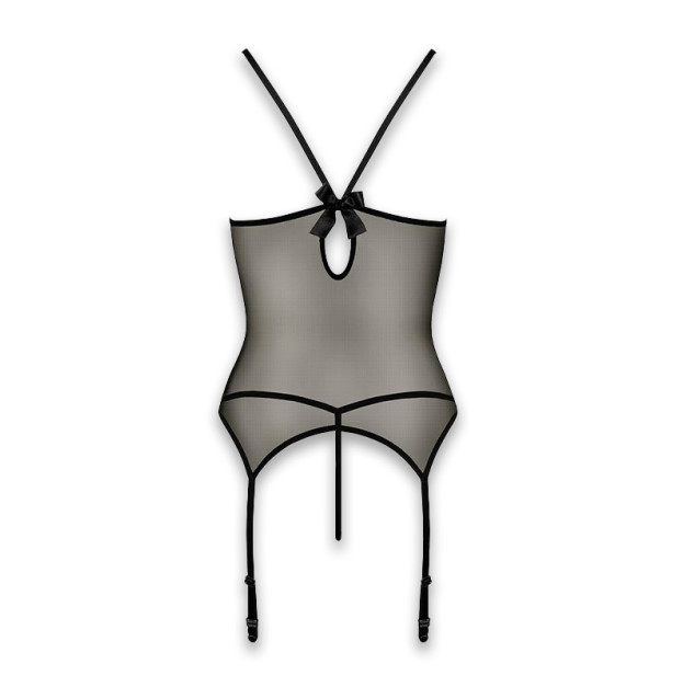 Passion Melania Corset Black XXL/XXXL