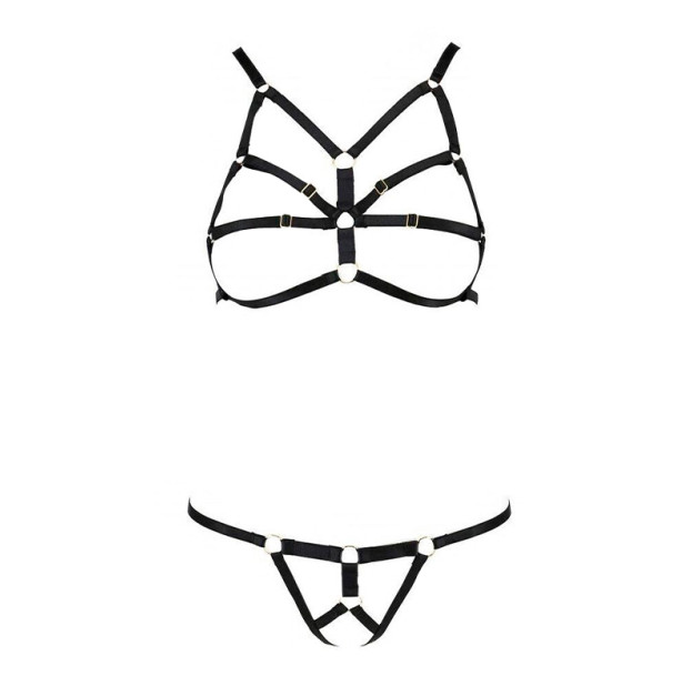 Lingerie set with strap Passion Exclusive Armanda Set XXL/XXXL