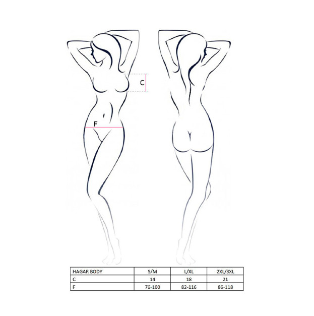 Боди Passion Exclusive Hagar Body L/XL