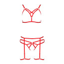 Комплект білизни Passion Exclusive Magali Set OpenBra L/XL Red