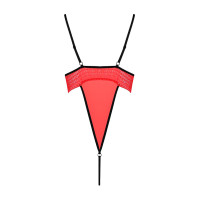 Боди с высоким вырезом бедра AKITA BODY S/M Red