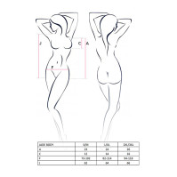 Боді Passion Exclusive Jade Body XXL/XXXl Black