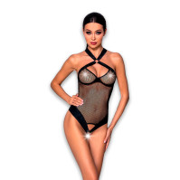 Боді з халтером Passion Amanda Body L/XL Black
