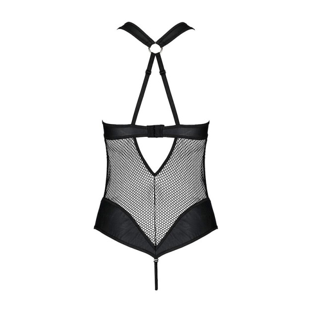 Боді з халтером Passion Amanda Body L/XL Black