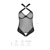 Боді з халтером Passion Amanda Body L/XL Black