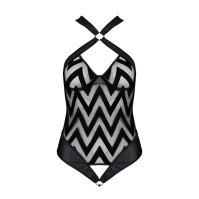 Боді з халтером Passion Hima Body XXL/XXXL Black