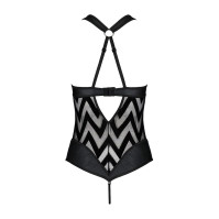 Боді з халтером Passion Hima Body XXL/XXXL Black
