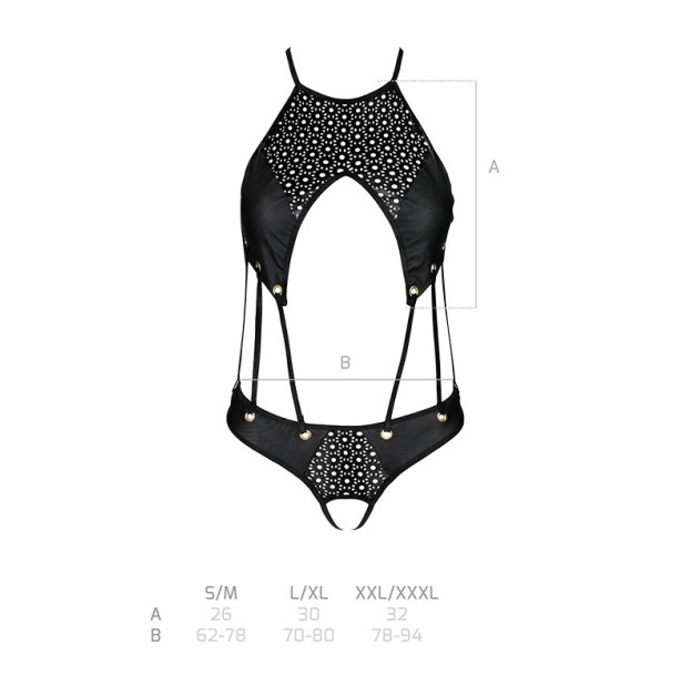 Боді Passion Tasmania Body L/XL Black
