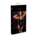Wet Look Bodysuit Noir Handmade F244 Powerwetlook Body XL Black