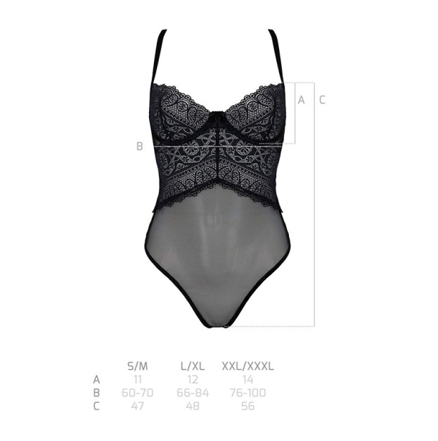 Боді Passion Kerria Body S/M Black