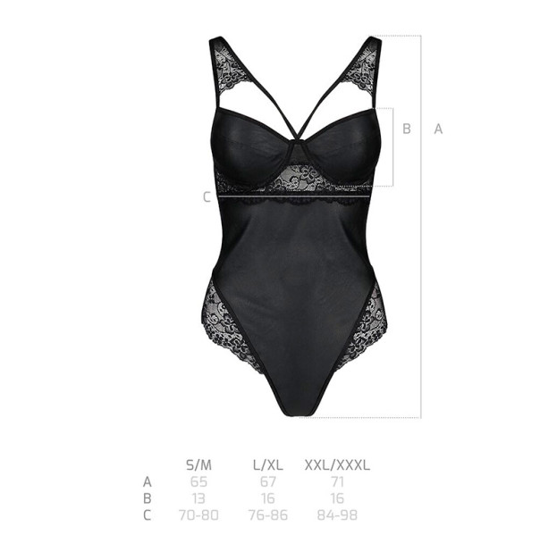 Боді Passion Loona Body S/M Black