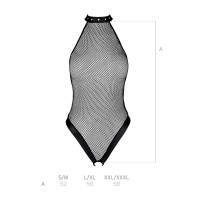Боді з відкритим доступом Passion Moonlight Body XXL/XXXL Black