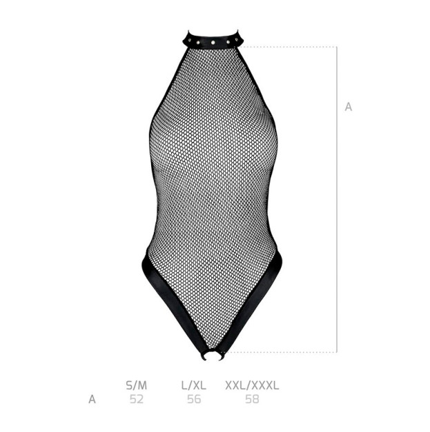 Боді з відкритим доступом Passion Moonlight Body XXL/XXXL Black