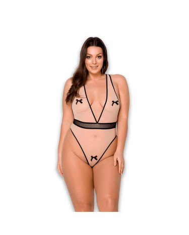 Боді Passion Viena Body 4XL/5XL Beige