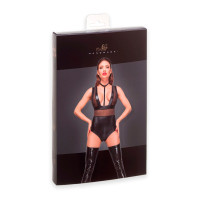 Боді з мокрим ефектом Noir Handmade F183 Powerwetlook Body 3XL Black