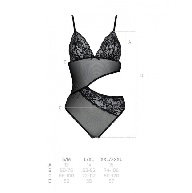 Боді Passion Christa Body L/XL Black