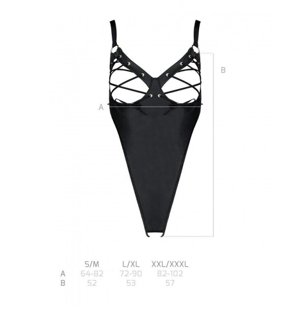Боді Passion Celine Body XXL/XXXL Black