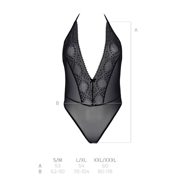 Боді Passion Drosera Body XXL/XXXL Black