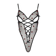 Еротичний боді Passion Lovelia Body XXL/XXXL Black