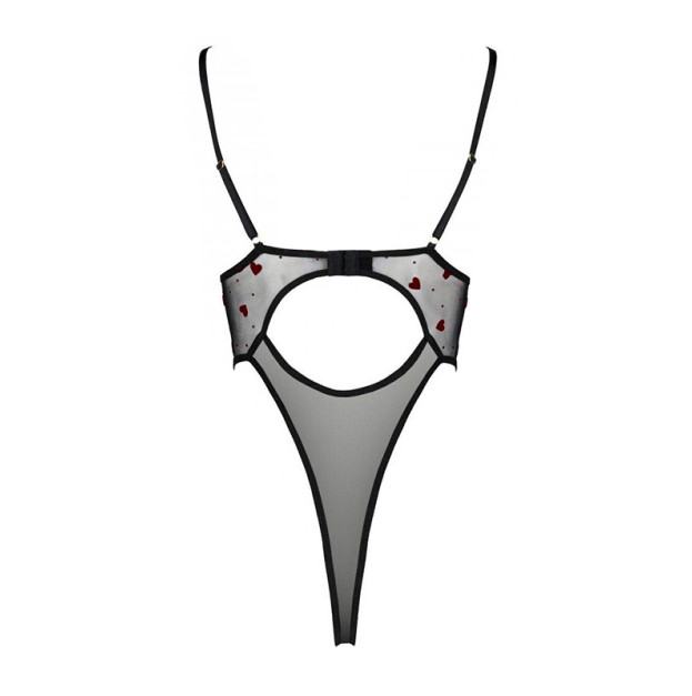 Еротичний боді Passion Lovelia Body XXL/XXXL Black