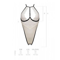Боді Passion Chika Body L/XL White