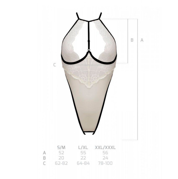 Боді Passion Chika Body L/XL White
