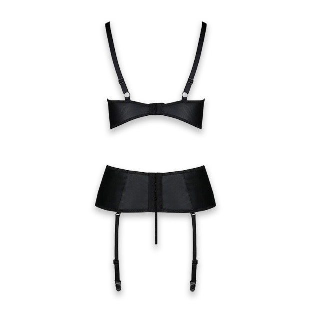 Корсет та трусики Passion Jannies Corset Black L/XL