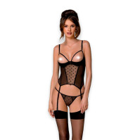 Корсет Passion Marina Corset Black XXL/XXXL