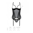 Корсет Passion Marina Corset Black XXL/XXXL