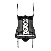 Корсет Passion Exclusive North Corset Black S/M