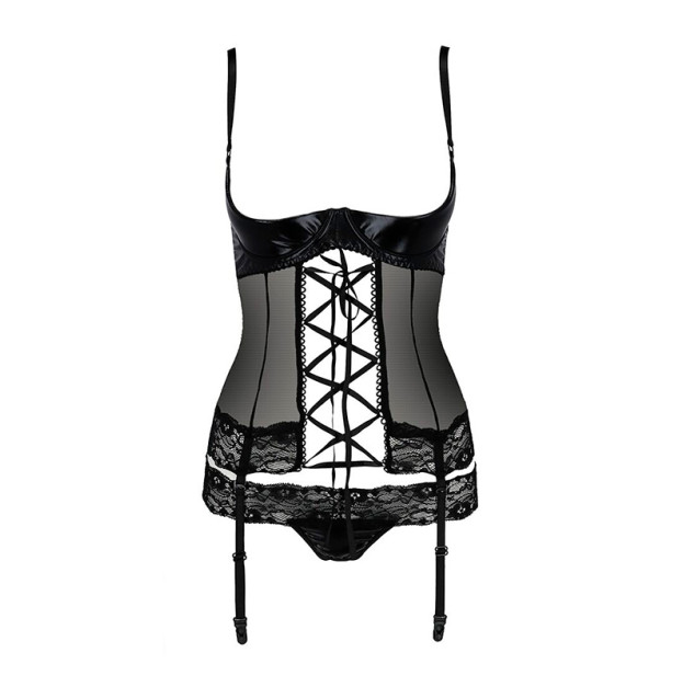 Корсет Passion Exclusive North Corset Black S/M